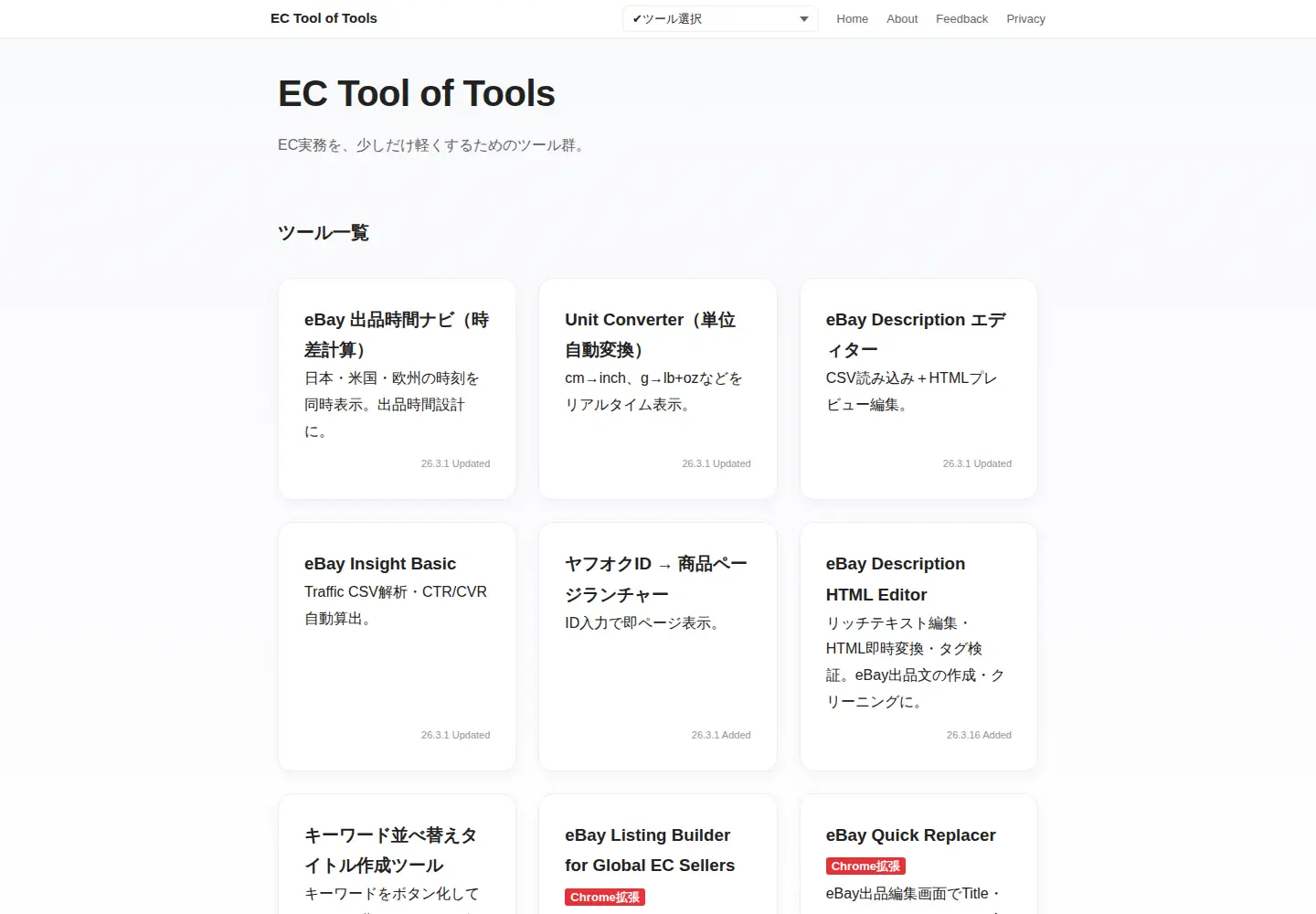 Captured homepage of ectooloftools.site in the current scan
