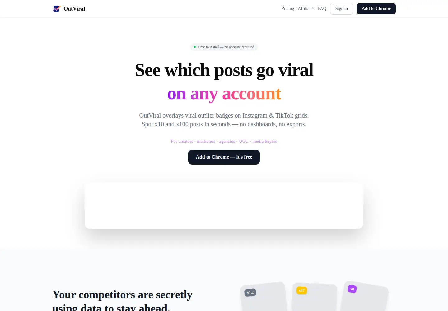 Screenshot of outviral.site