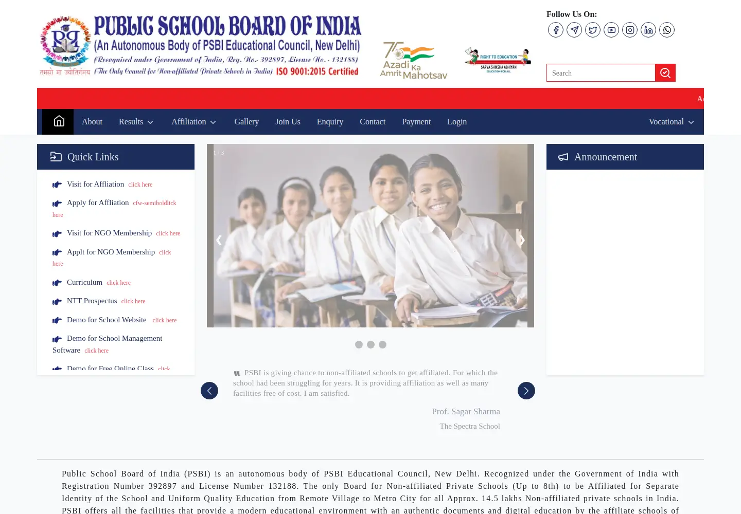 Screenshot of psbi.site