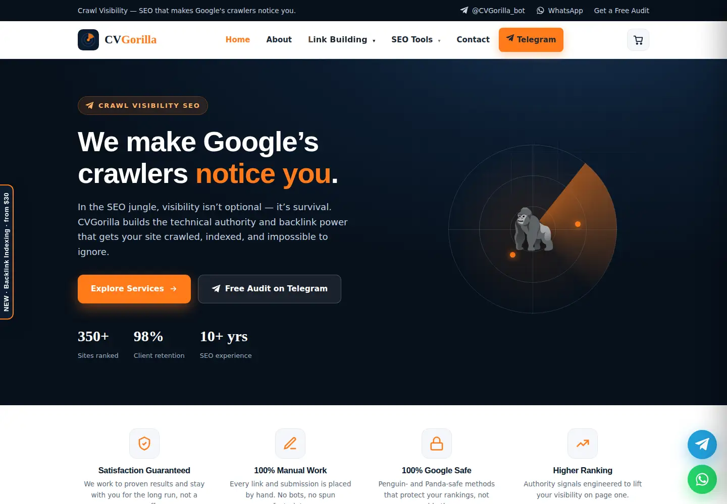 Screenshot of seoninjalinkboost.site