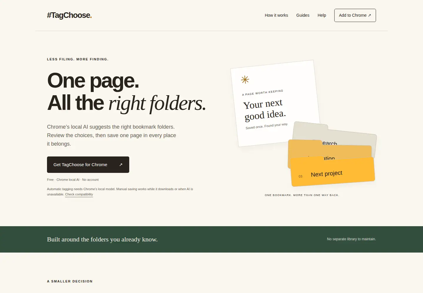 Screenshot of tagchoose.site