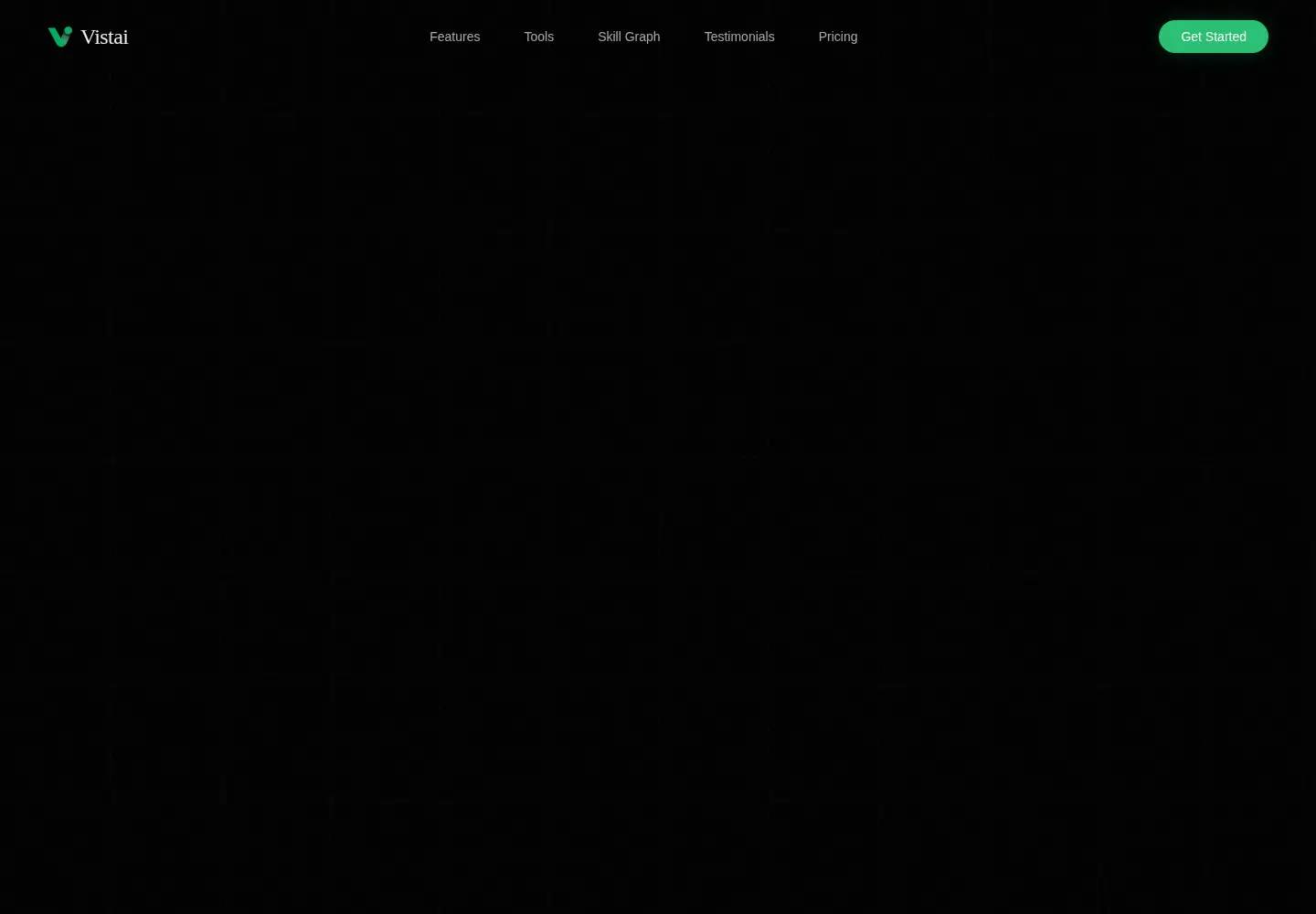 Captured homepage of vistai.site in the current scan