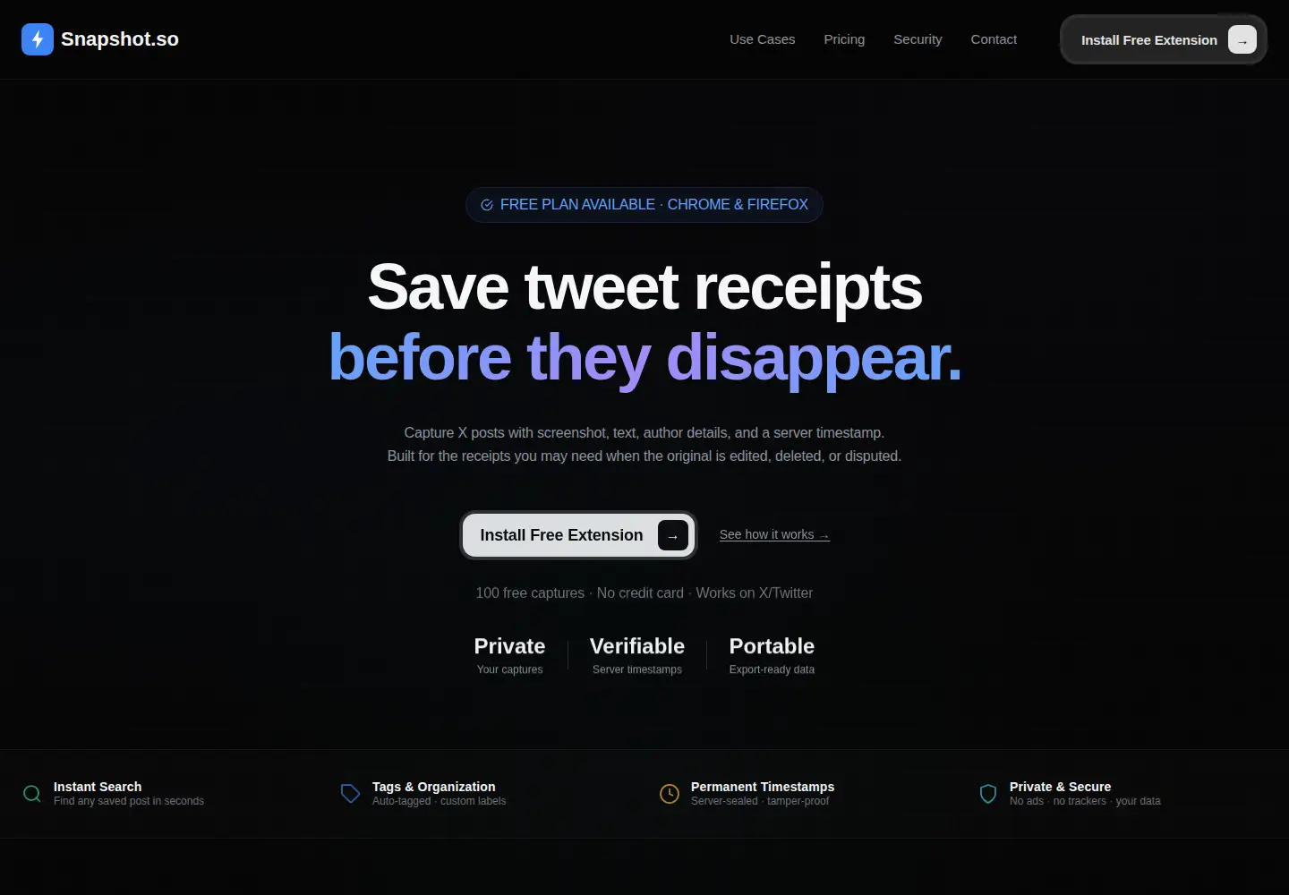 Screenshot of snapshot.so