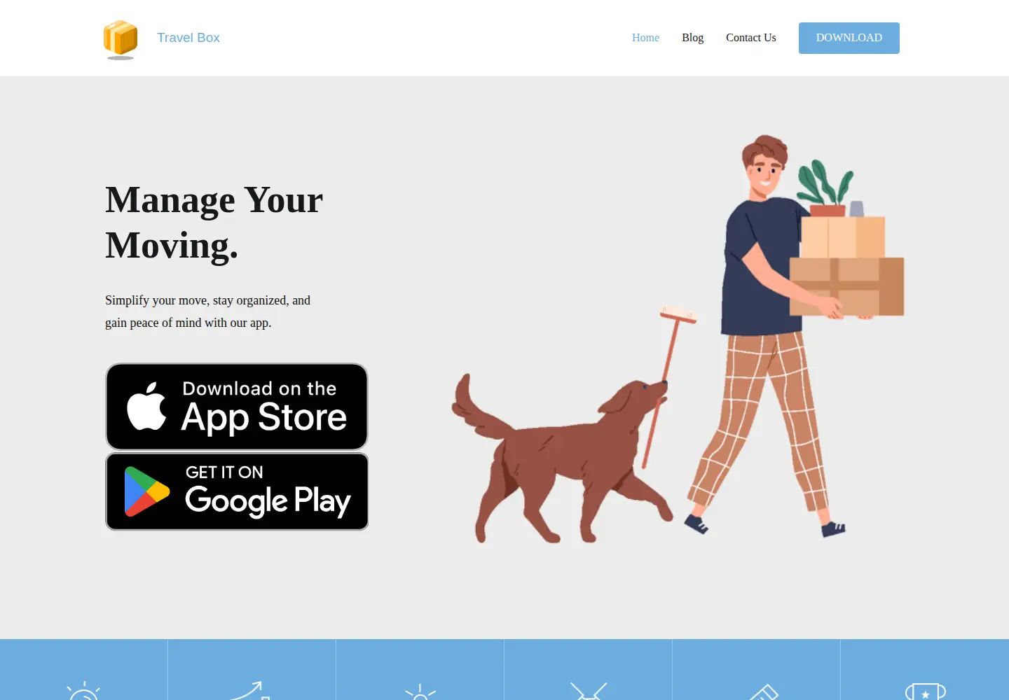 Screenshot of travelbox.space