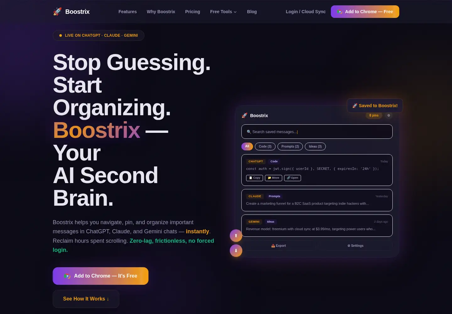 Screenshot of boostrix.store