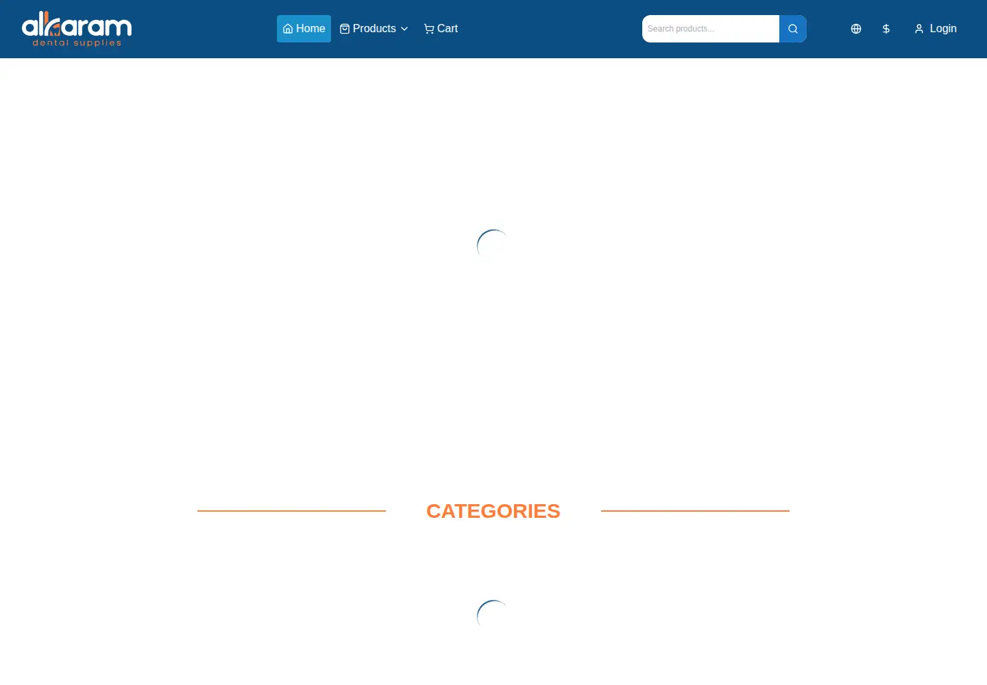 Screenshot of alkaramdent.sy