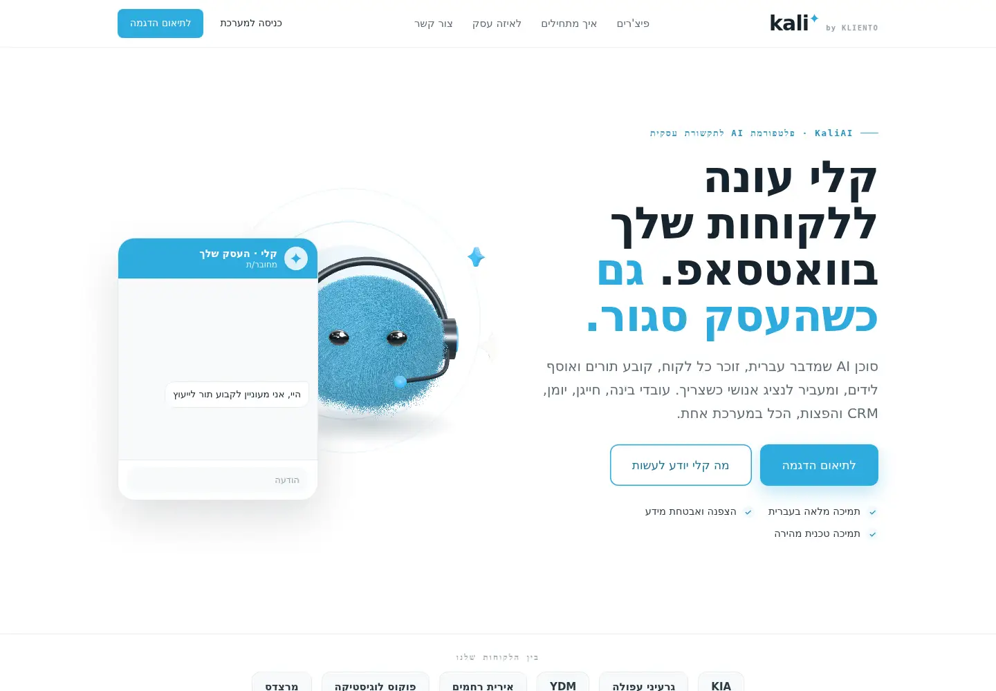 Captured homepage of kailai.tech in the current scan