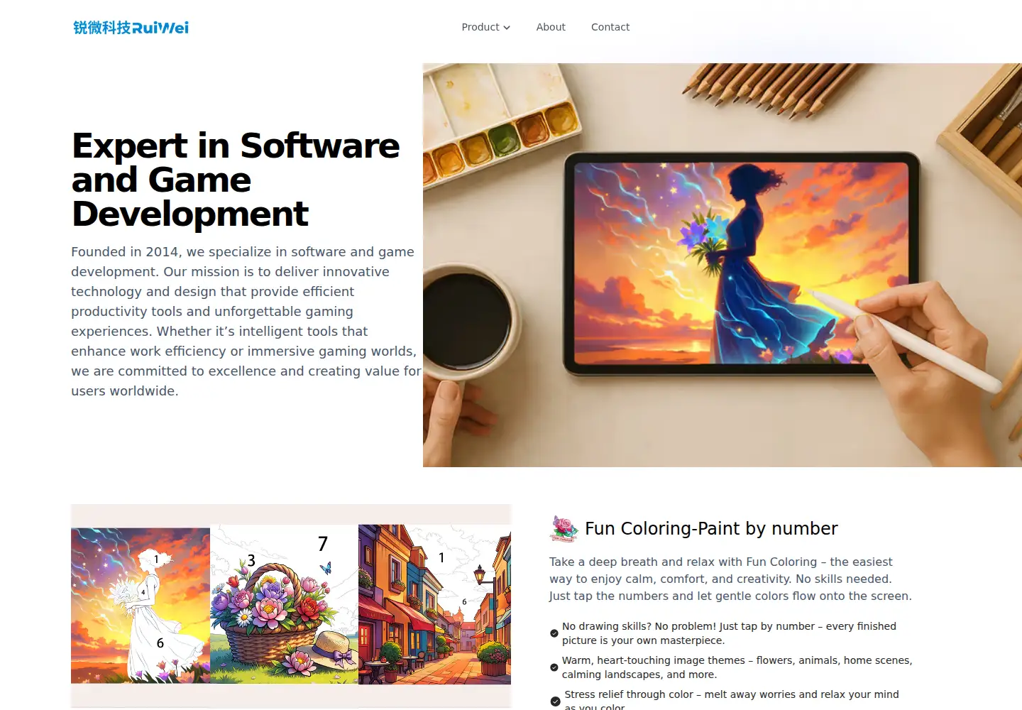 Captured homepage of ruiwei.tech in the current scan