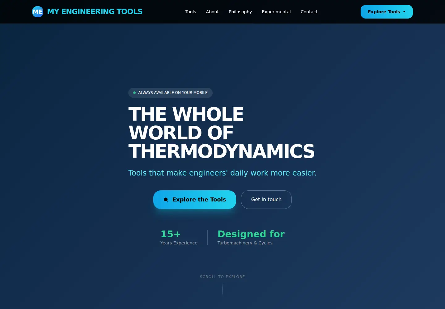 Screenshot of myengineering.tools
