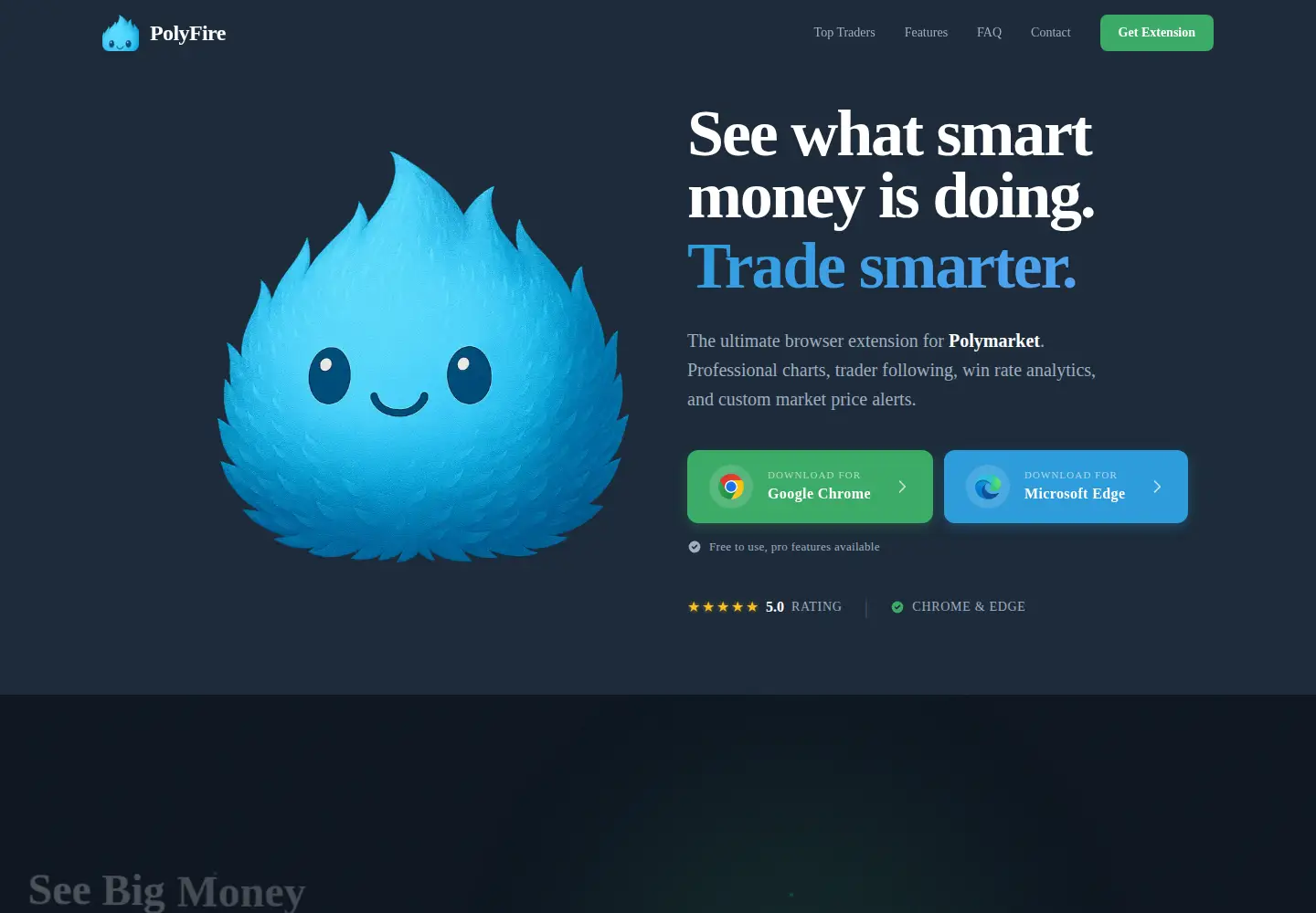Screenshot of polyfire.trade