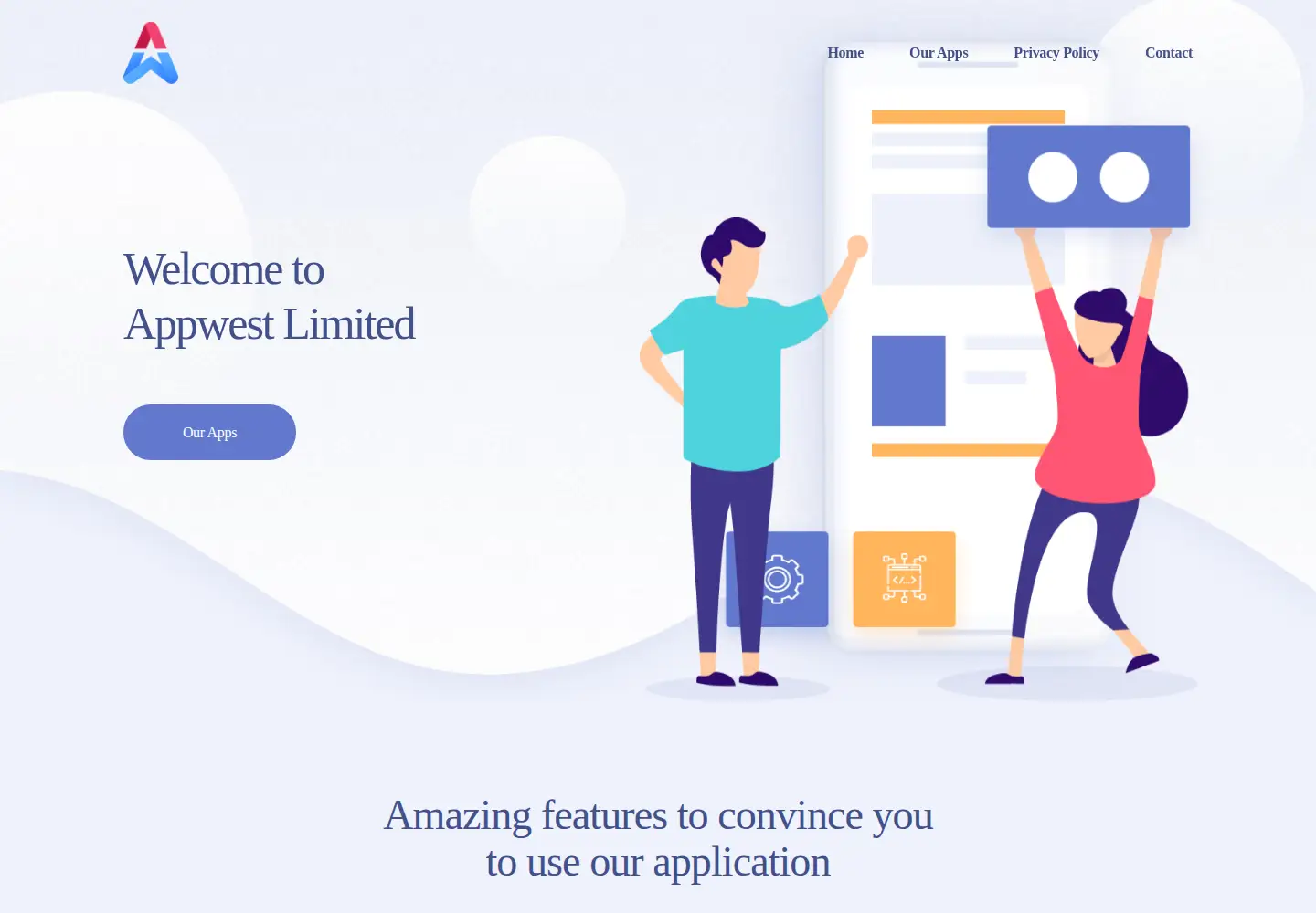 Screenshot of appwest.co.uk