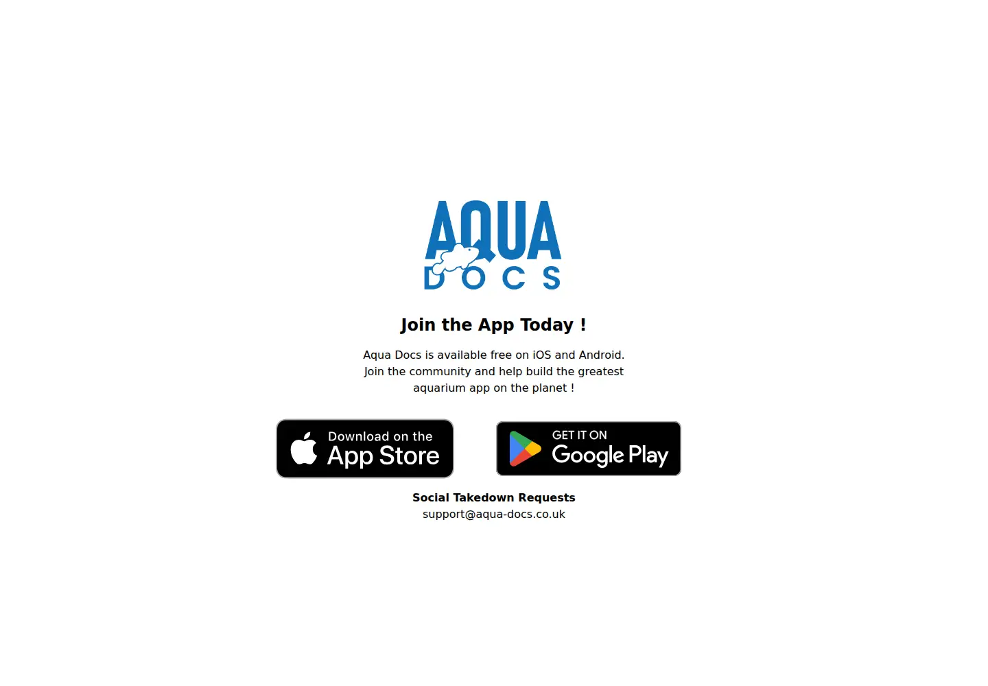 Captured homepage of aqua-docs.co.uk in the current scan