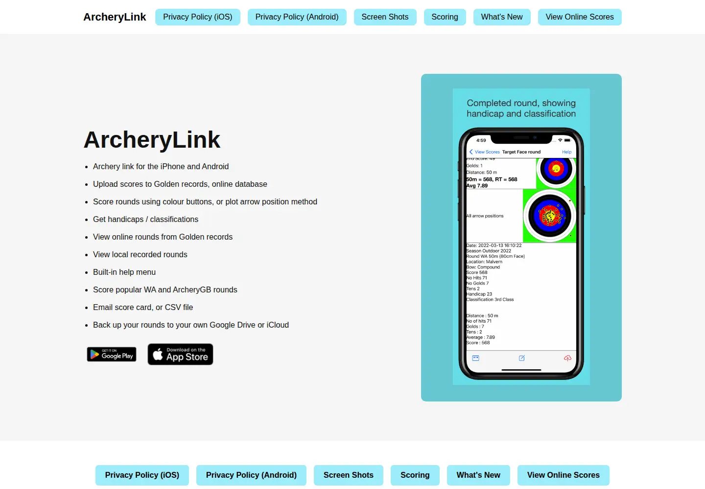 Screenshot of archerylink.co.uk