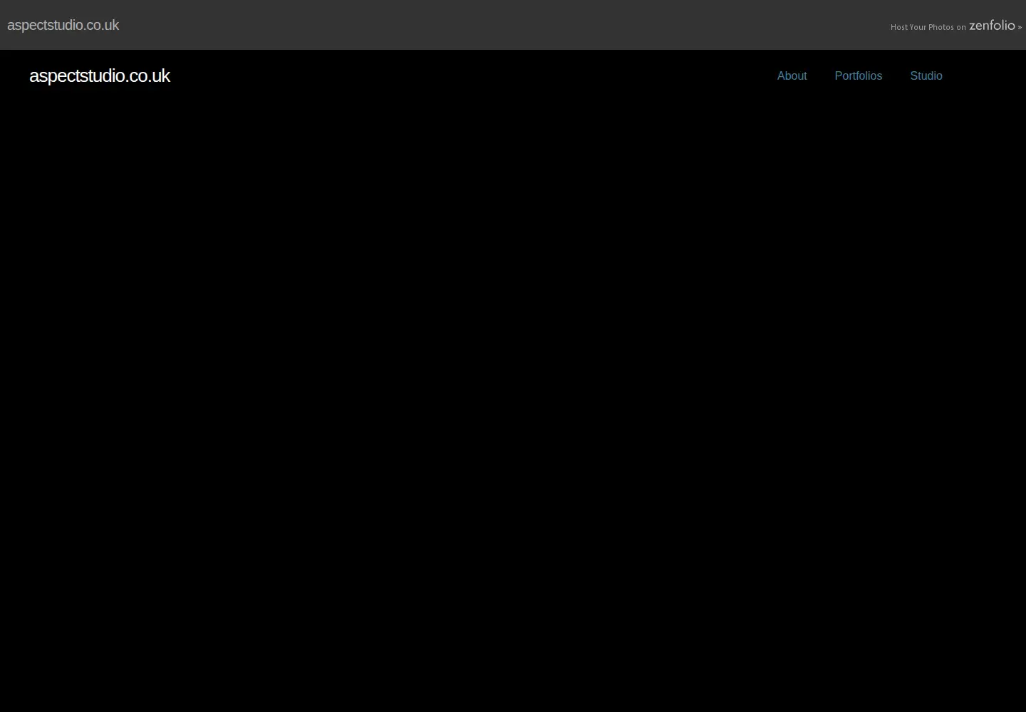 Captured homepage of aspectstudio.co.uk in the current scan