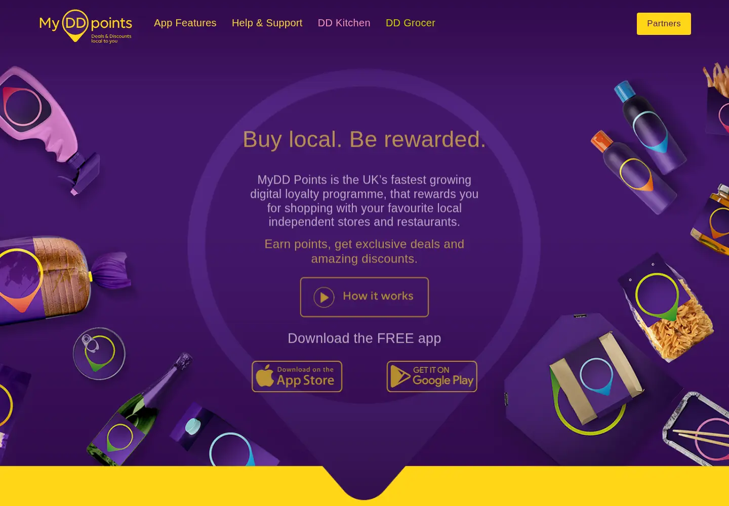 Captured homepage of ddpoints.co.uk in the current scan