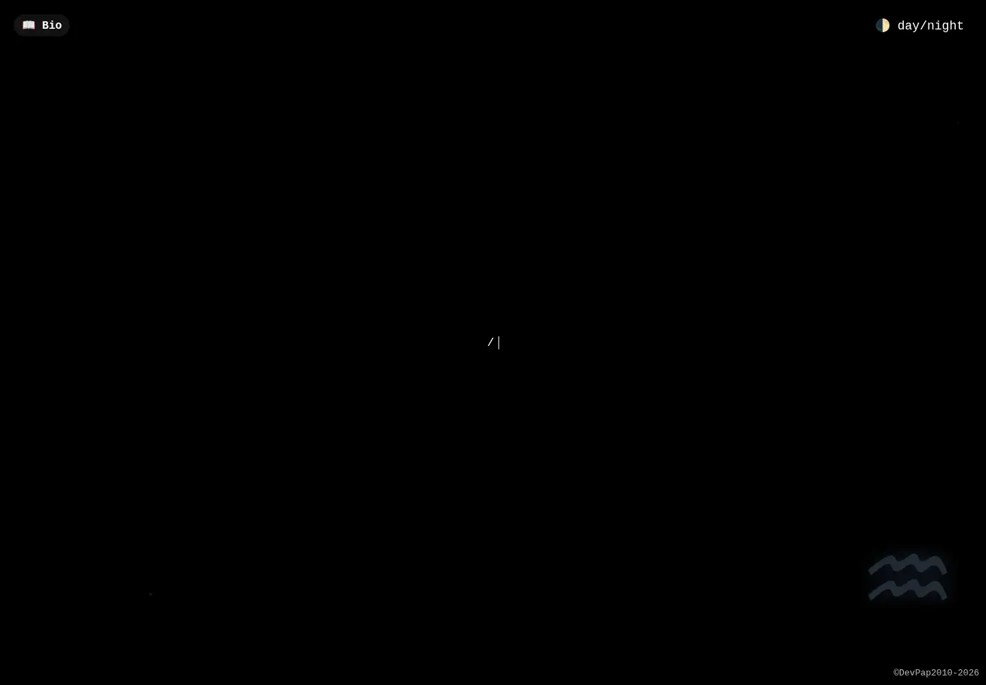 Screenshot of devpap.co.uk