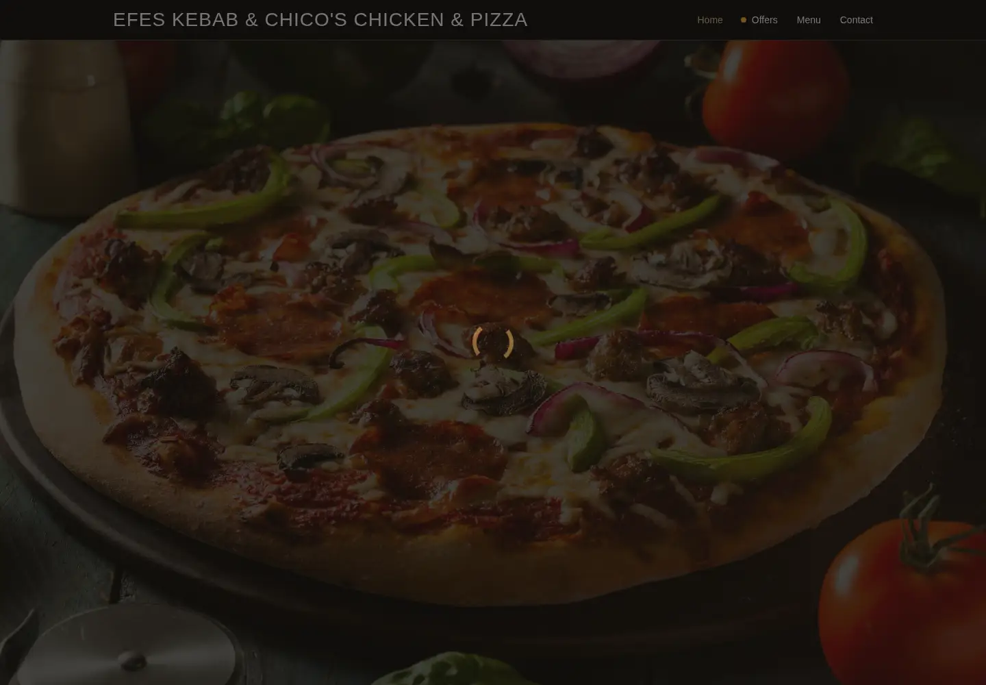 Screenshot of efeskebabhouse.co.uk