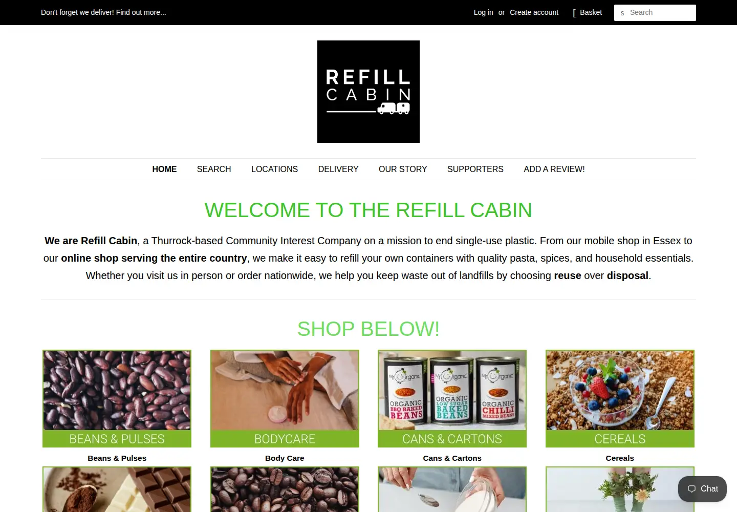 Captured homepage of ethuse.co.uk in the current scan