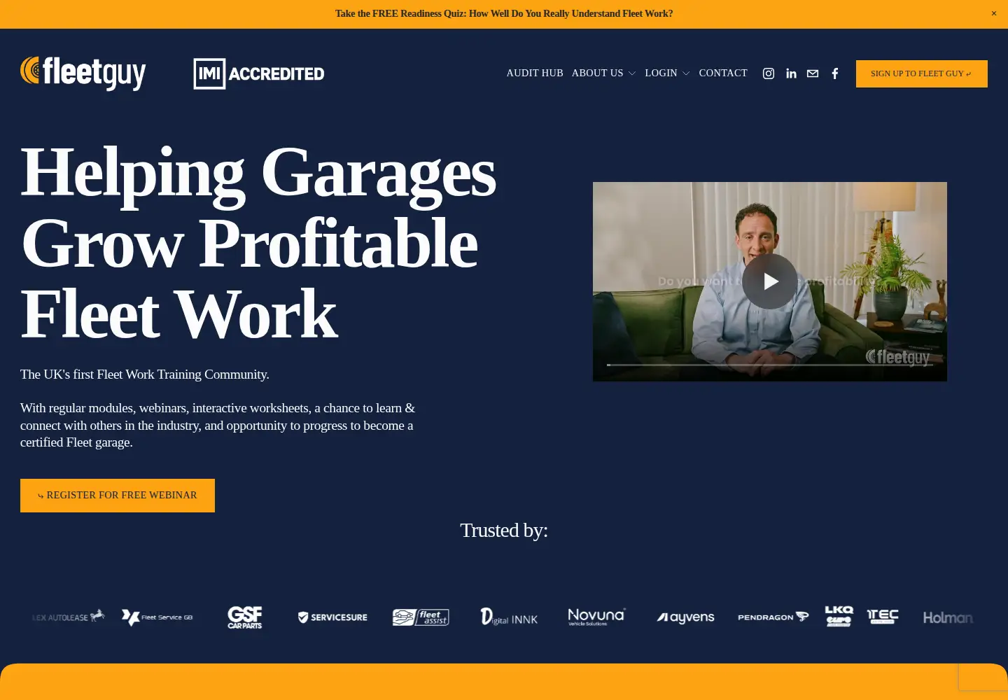 Screenshot of fleetguy.co.uk