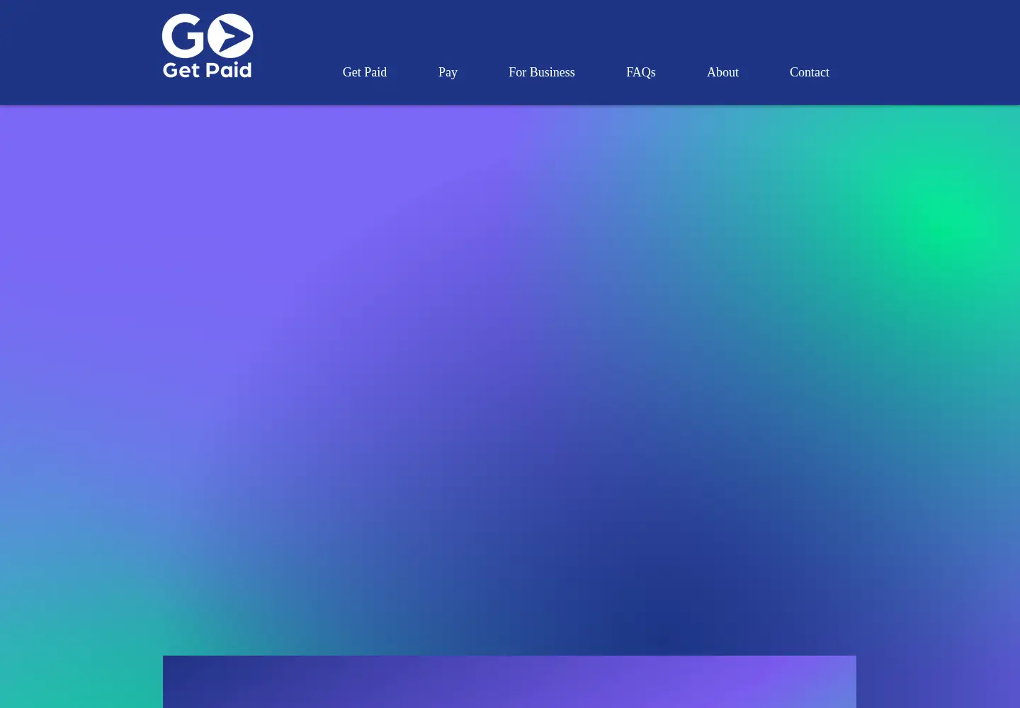 Captured homepage of gogetpaid.co.uk in the current scan
