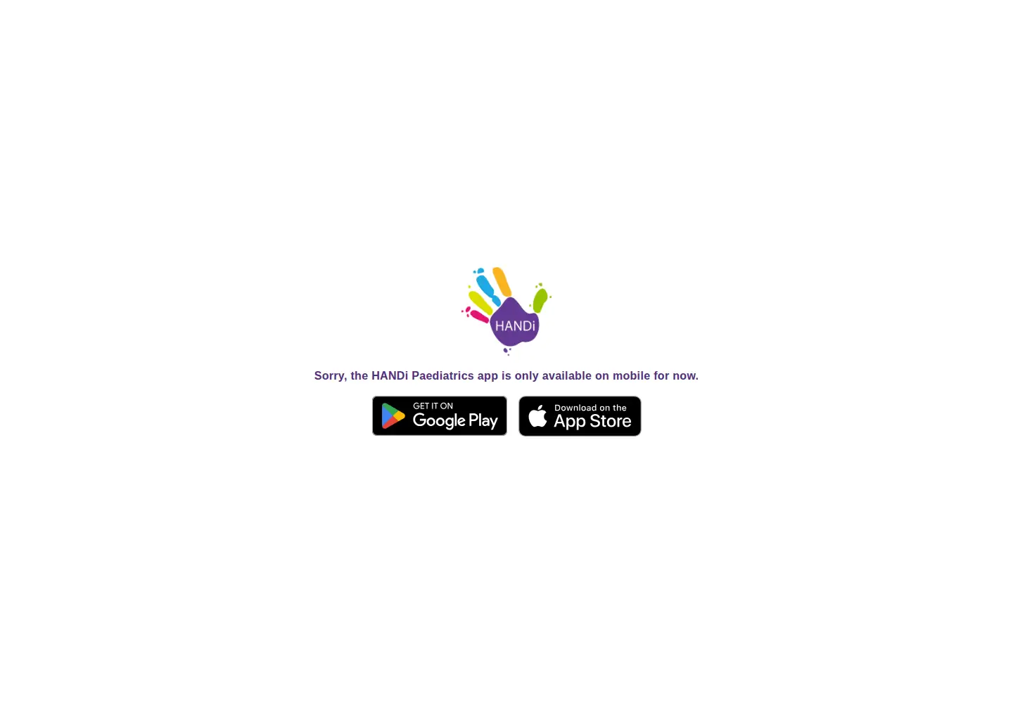 Captured homepage of handi-app.co.uk in the current scan