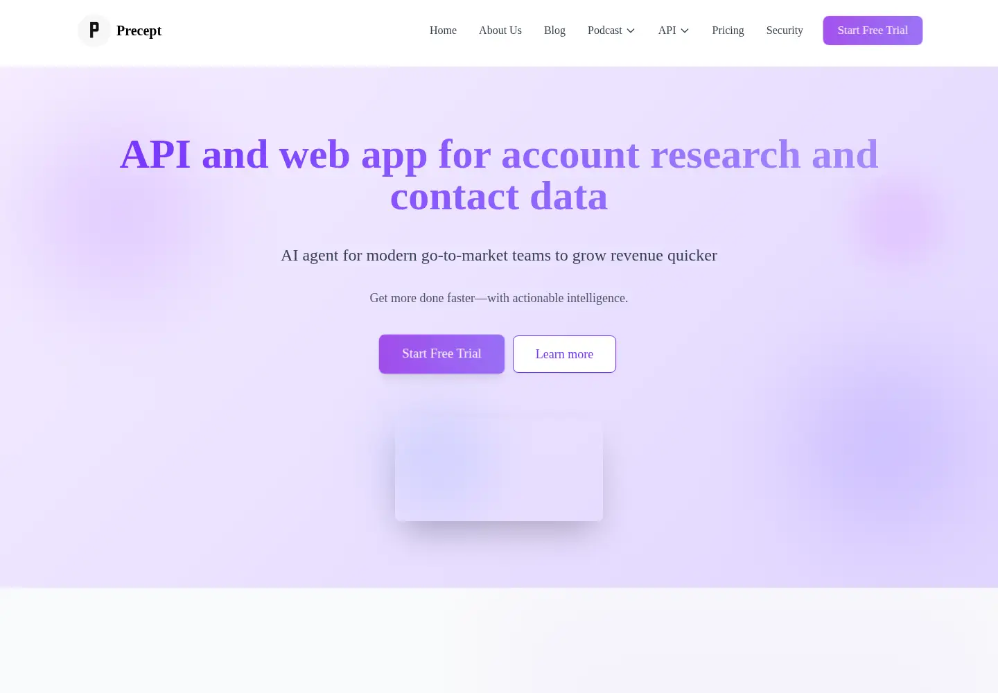 Screenshot of preceptai.co.uk