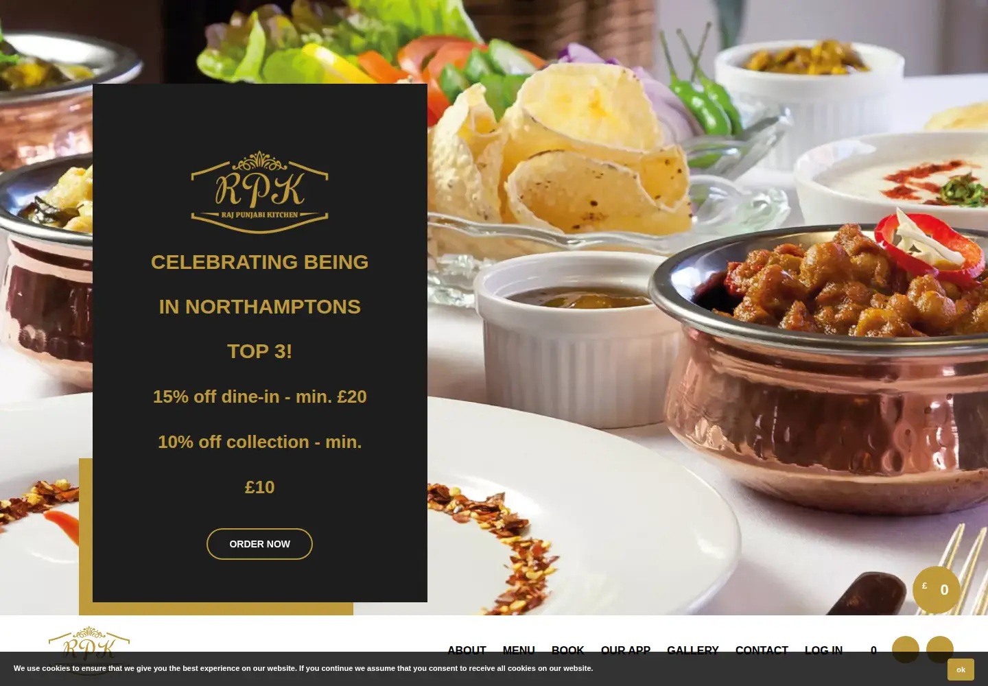 Captured homepage of rpkitchen.co.uk in the current scan