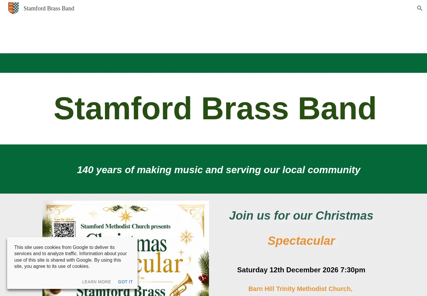 Screenshot of stamfordbrass.co.uk
