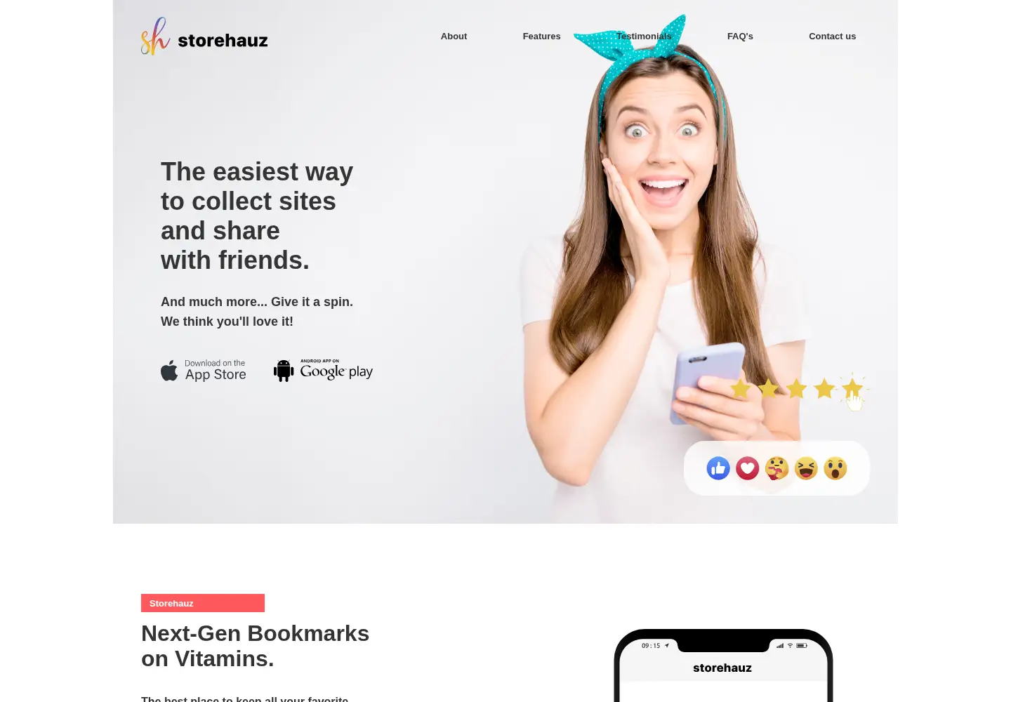 Screenshot of storehauz.co.uk