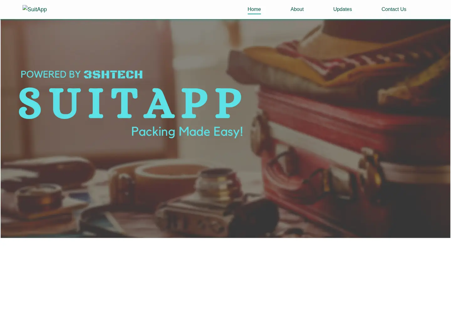 Screenshot of suitapp.co.uk