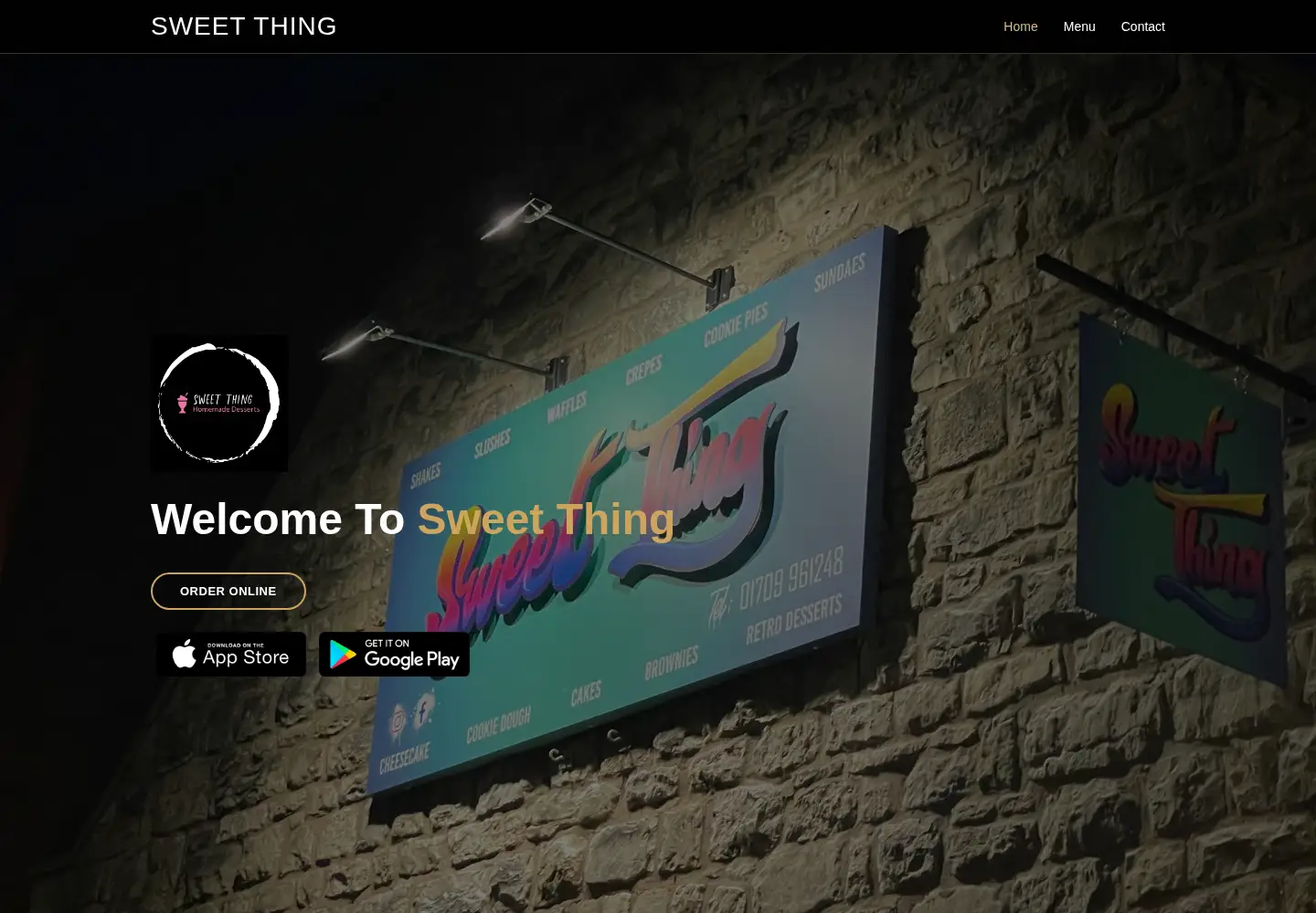 Screenshot of sweet-thing.co.uk