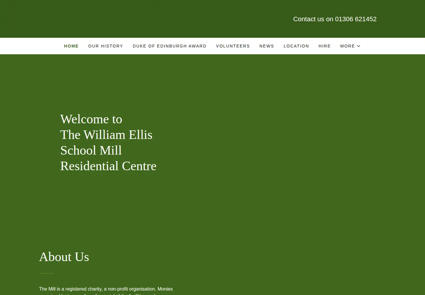 Captured homepage of themillforestgreen.co.uk in the current scan