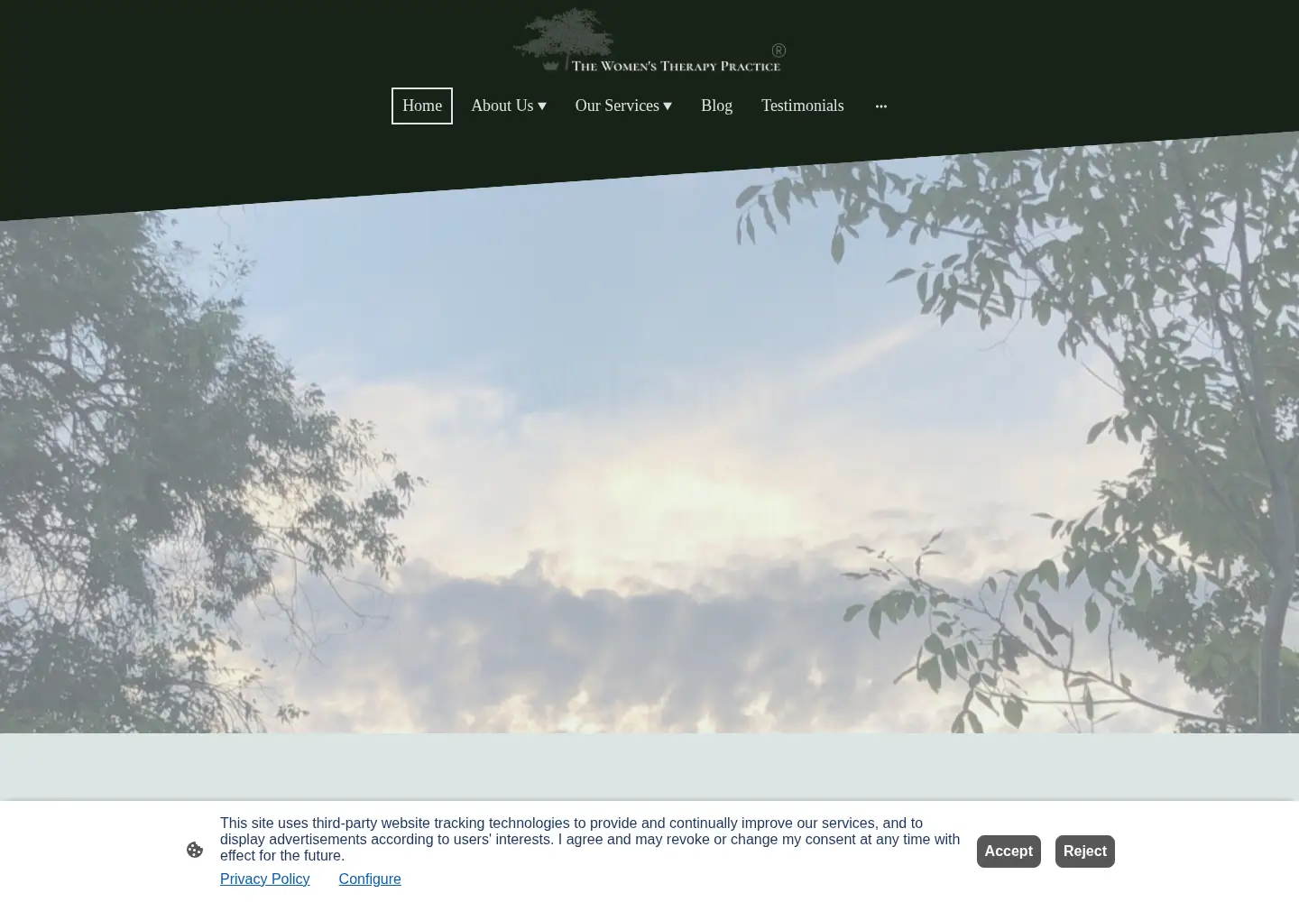 Screenshot of thewomenstherapypractice.co.uk