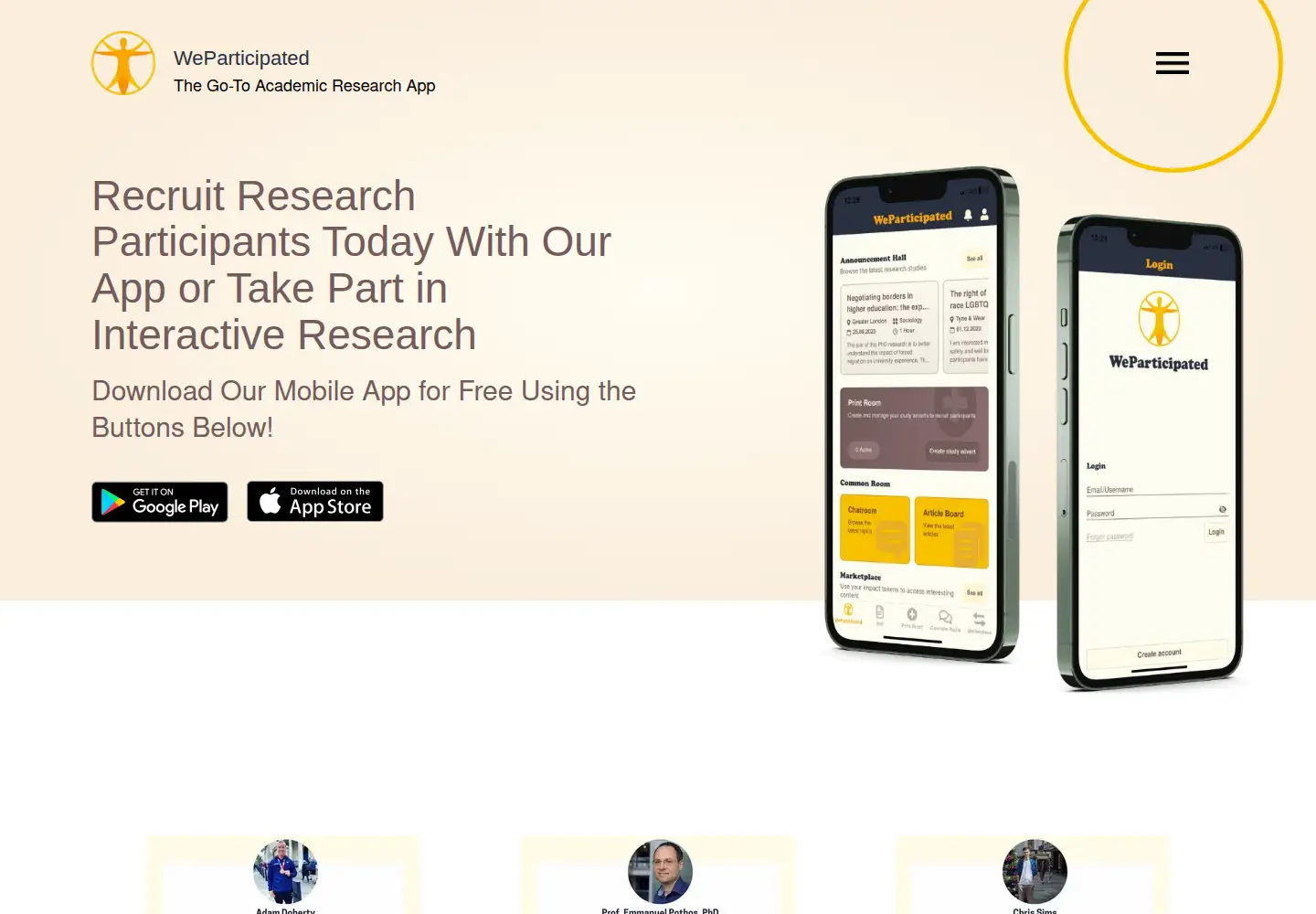 Screenshot of weparticipated.co.uk
