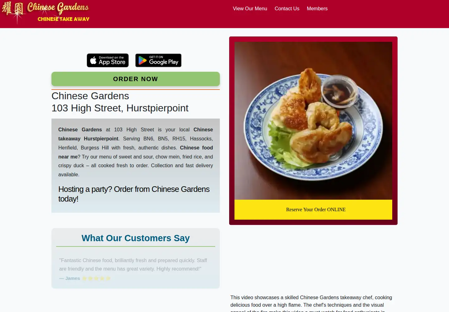 Captured homepage of westsussexfood.co.uk in the current scan