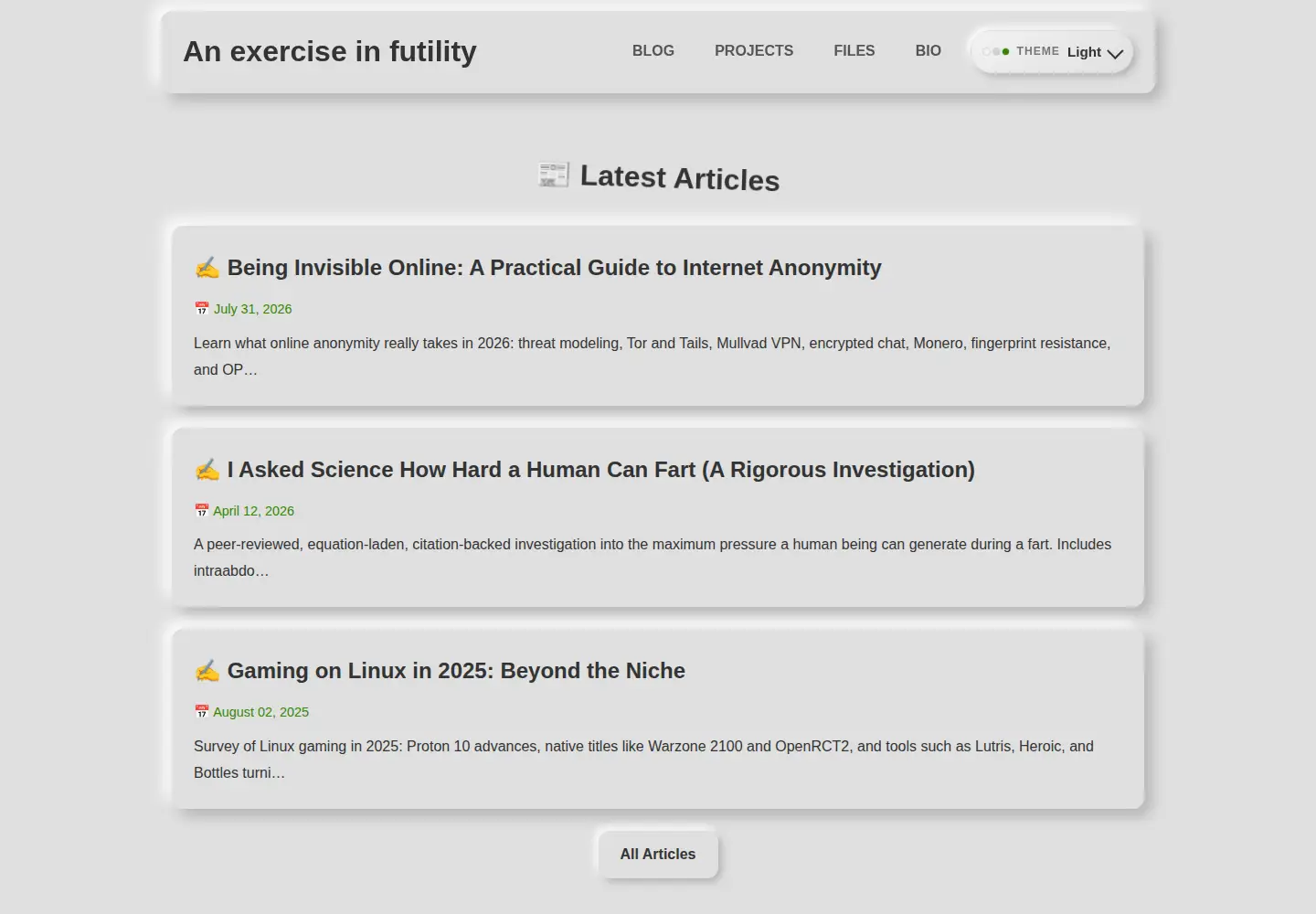 Screenshot of raystanza.uk