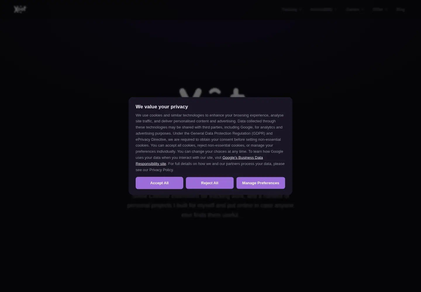 Screenshot of xoot.uk