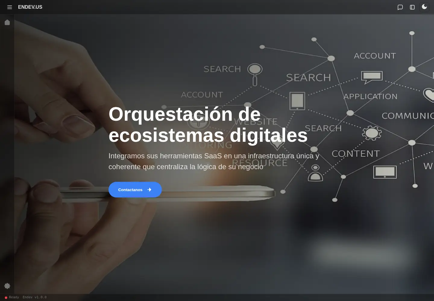 Screenshot of endev.us