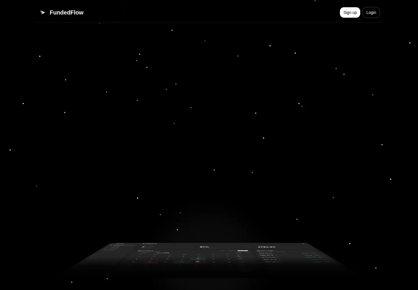 Captured homepage of fundedflow.us in the current scan