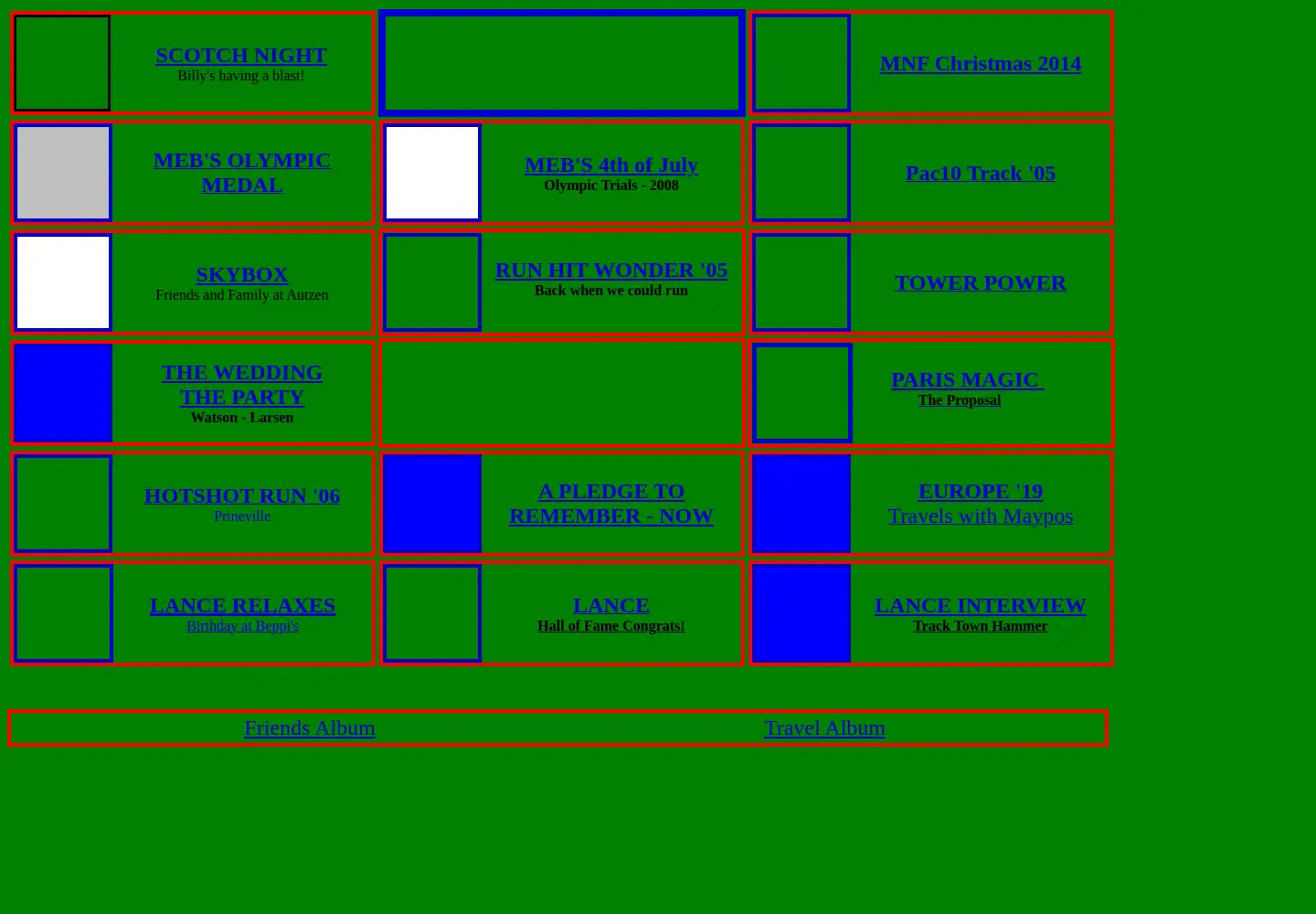 Captured homepage of jimmysfriends.us in the current scan