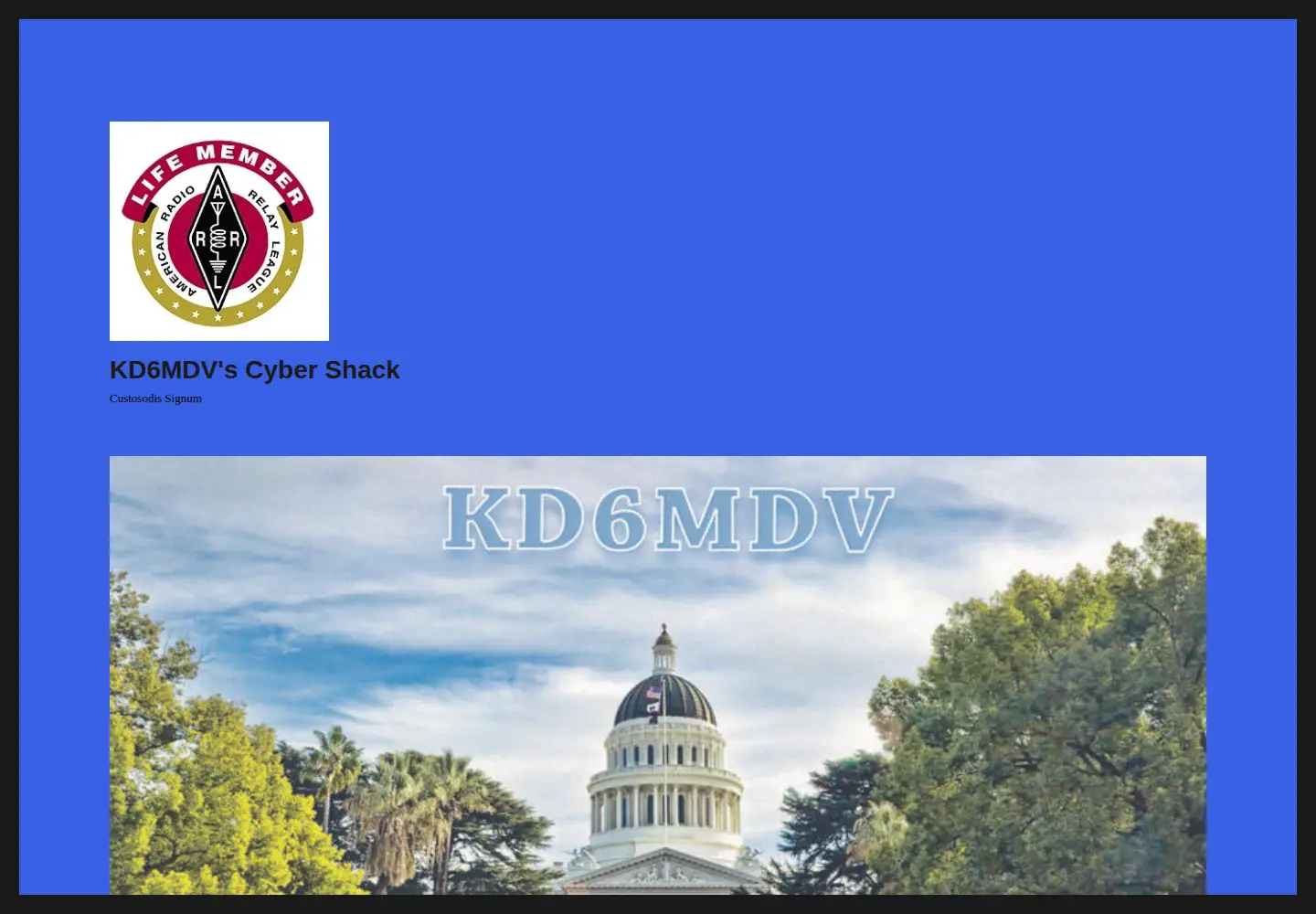 Screenshot of kd6mdv.us