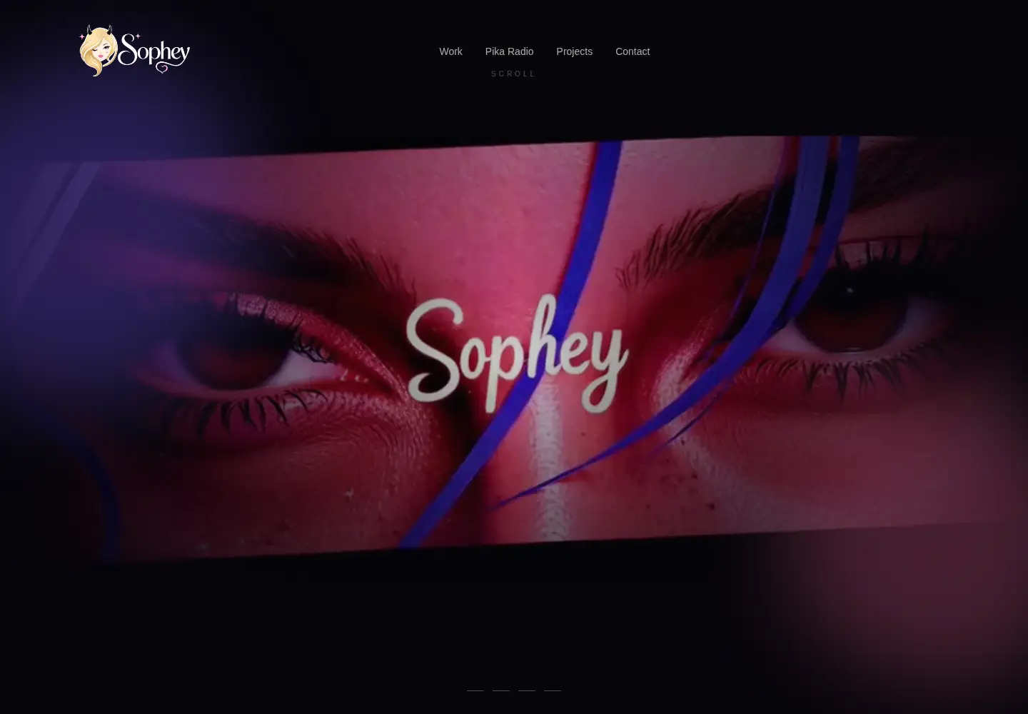 Captured homepage of sophey.vodka in the current scan