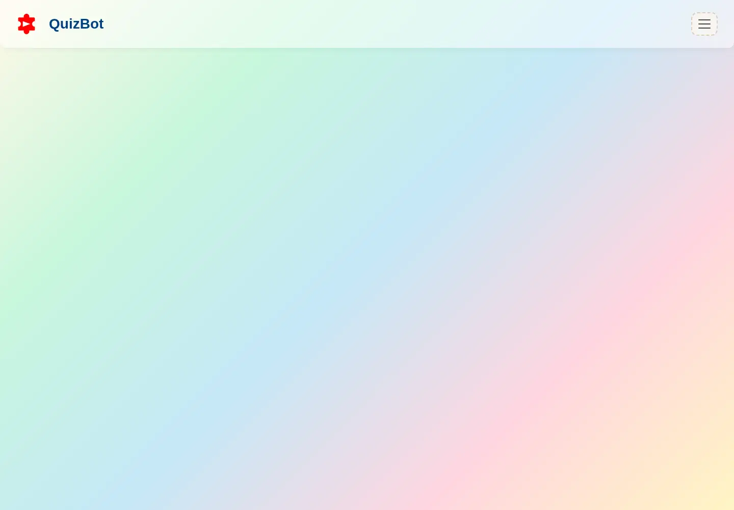 Screenshot of quizbot.win