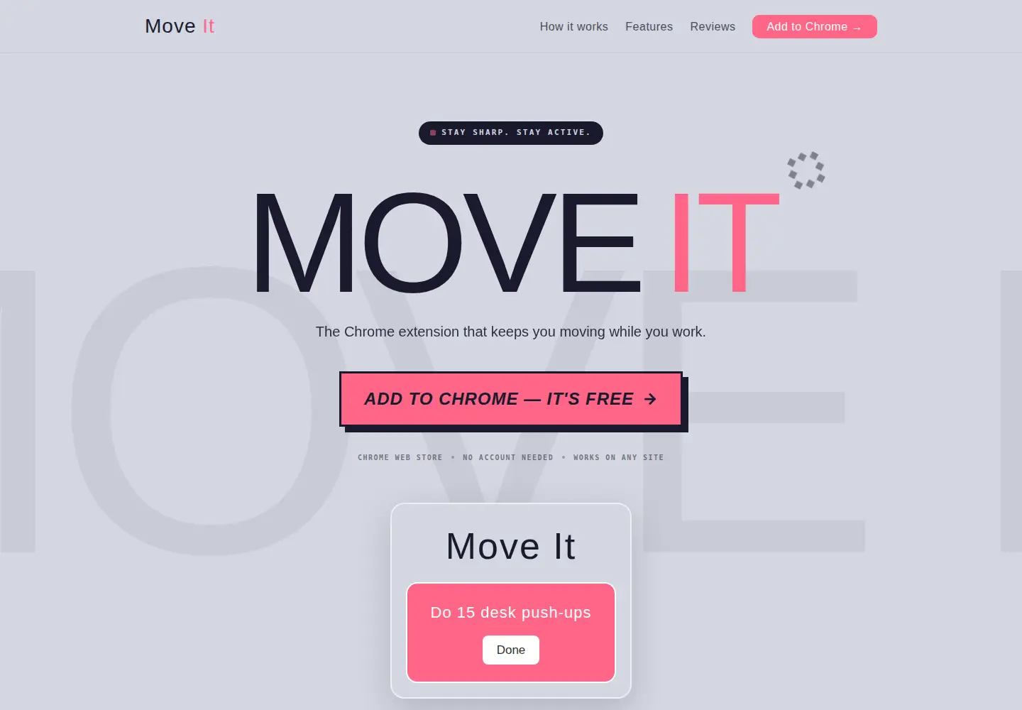Captured homepage of moveit.work in the current scan