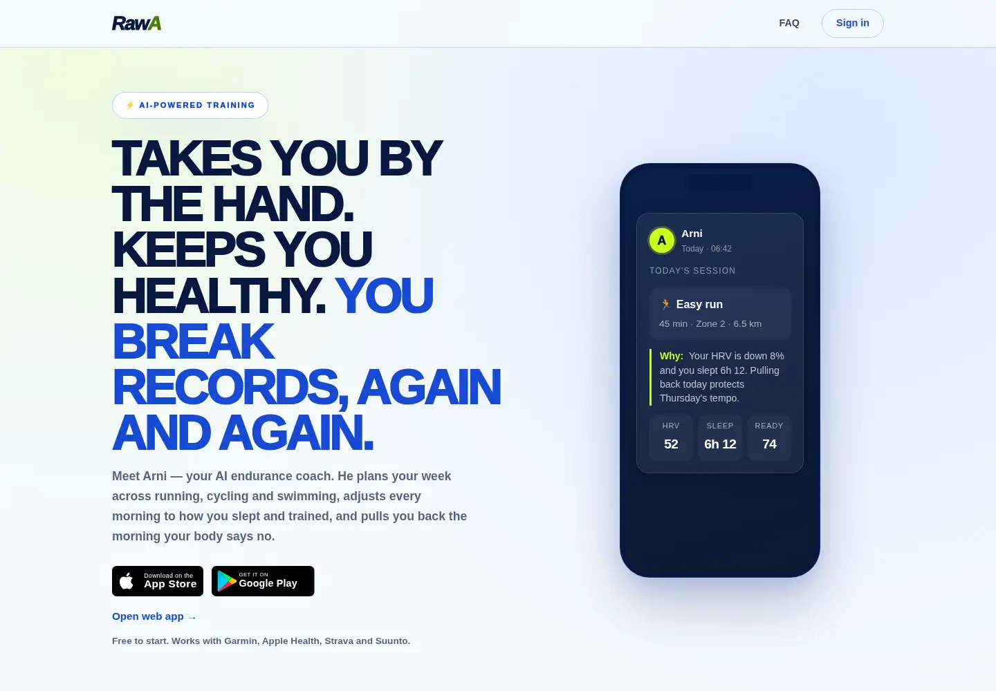 Screenshot of rawa.world