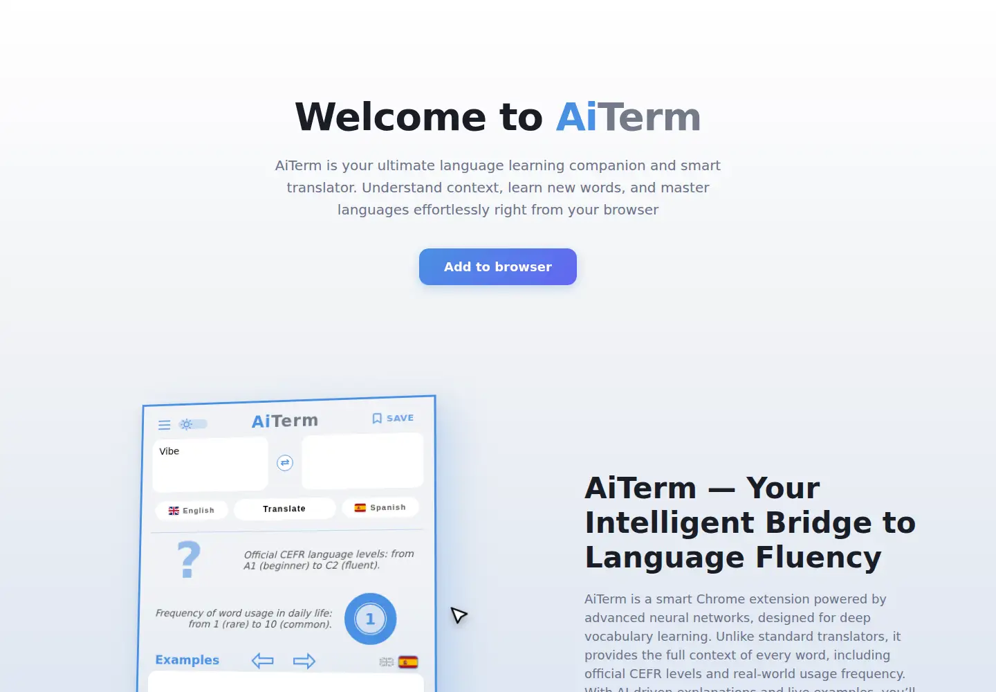 Captured homepage of aiterm.xyz in the current scan