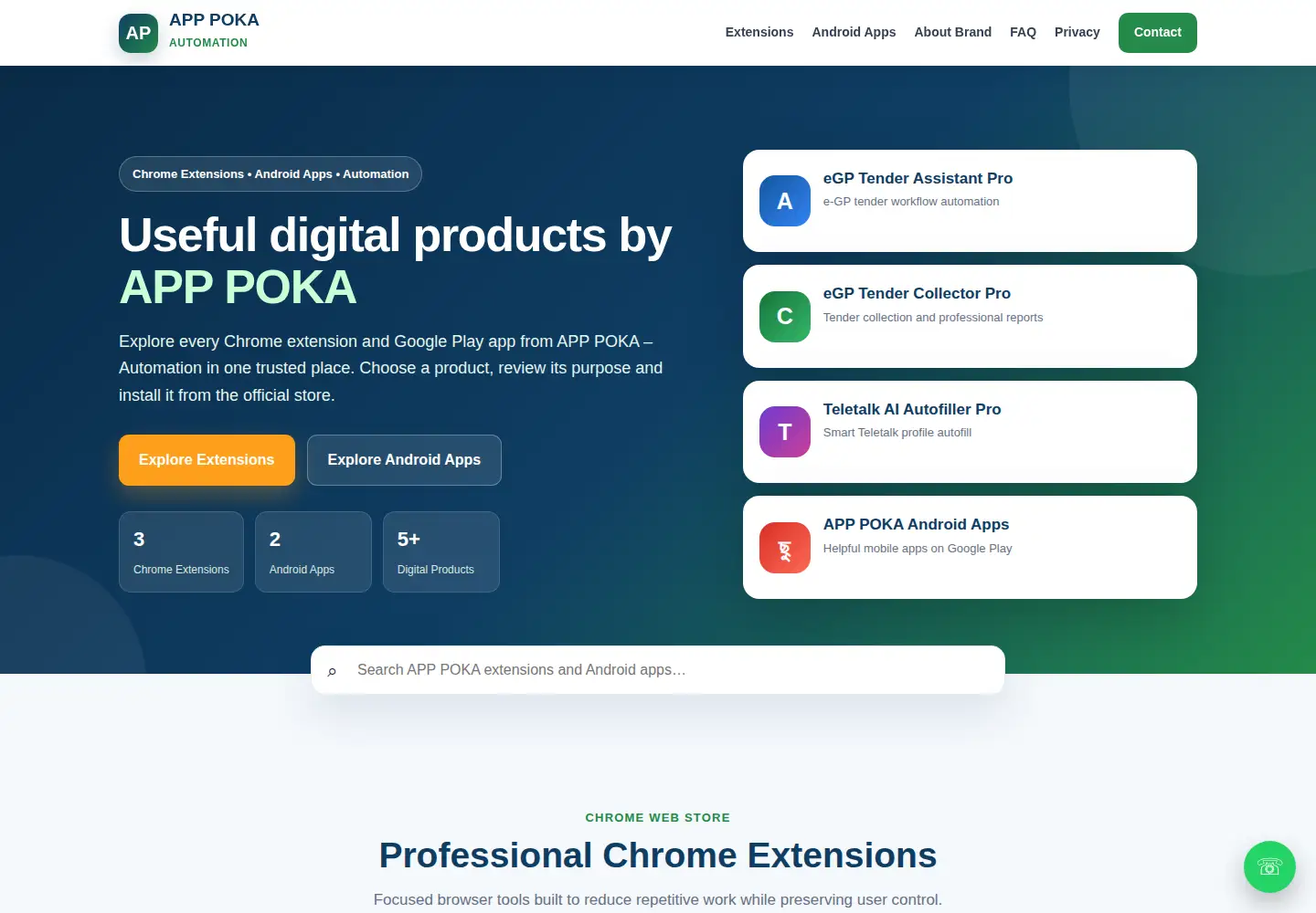 Captured homepage of apppoka.xyz in the current scan