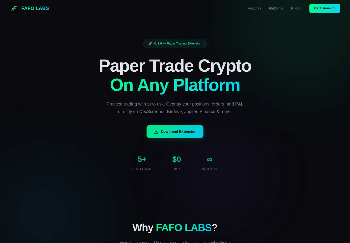 Screenshot of fafolabs.xyz