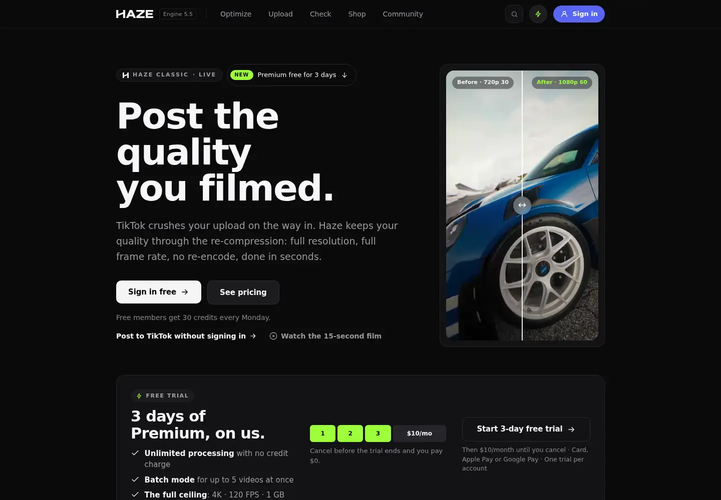 Screenshot of hazemethod.xyz