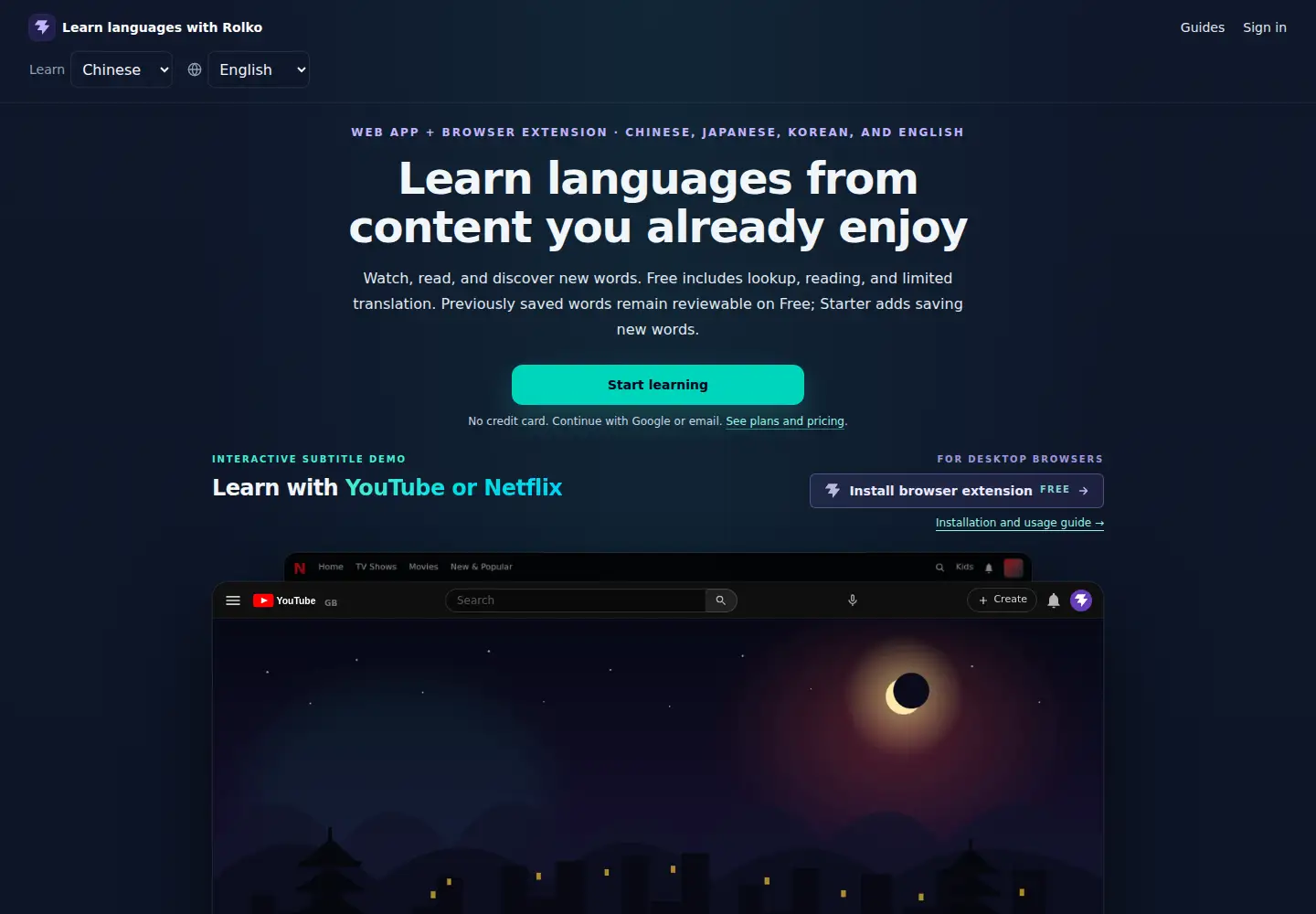 Screenshot of rolko.xyz